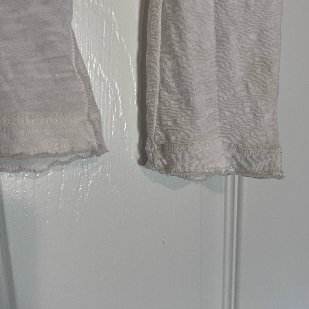 Cream Long Sleeve Top - Size Small - Picture 5 of 6